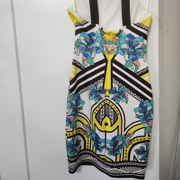 PEACHPUFF Floral & Striped Dress Size Small - Picture 5 of 5